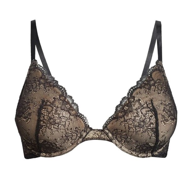 Natori Other - Natori Vivid Full Fit Underwire Contour Bra 32D Black/ Cafe  SB